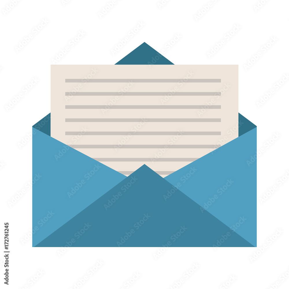 envelope with message icon image vector illustration design envelope with message icon image vector illustration design