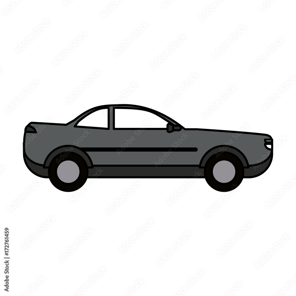 car sideview  icon image vector illustration design 