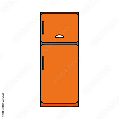 fridge kitchenware icon image vector illustration design 