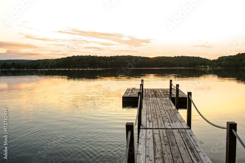 Fényképezés dock on lake in Maine