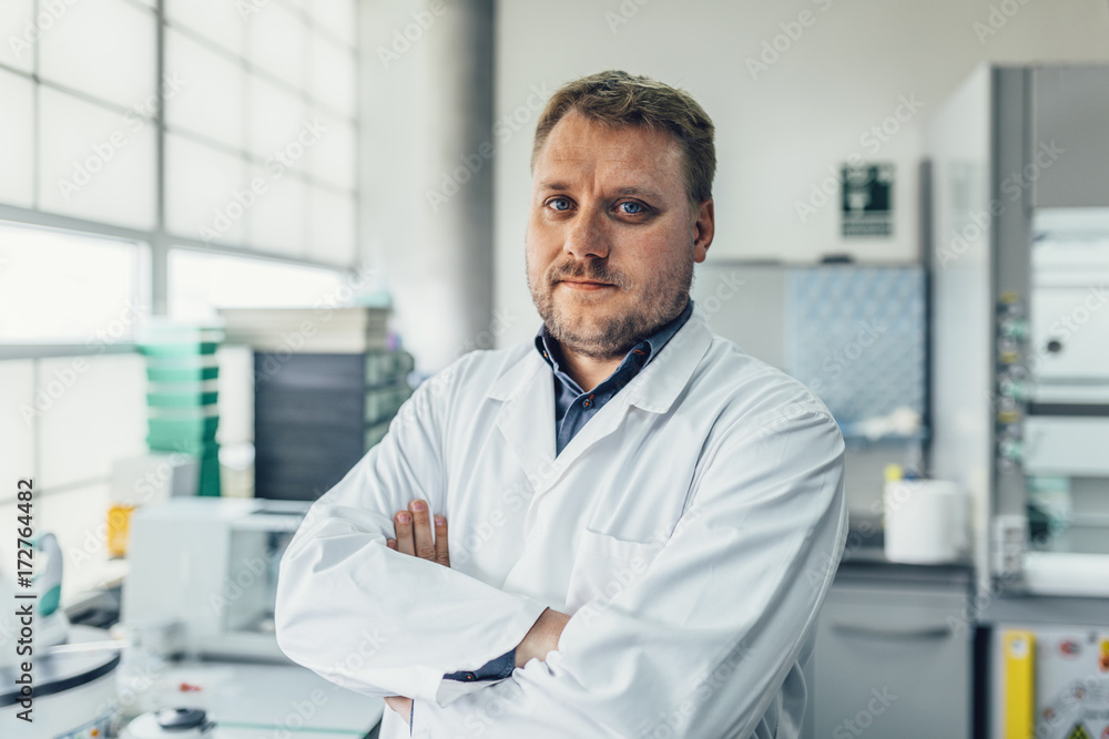 Corporate Portrait of a Biologist in a Professional Laboratory Corporate Portrait of a Biologist in a Professional Laboratory