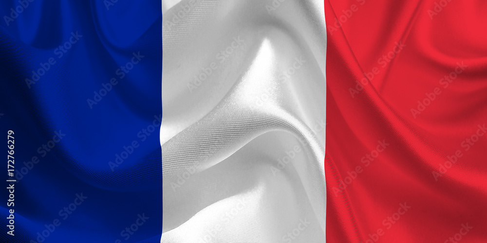 Waving flag of the France. French Flag in the Wind. French National mark. Waving France Flag. France Flag Flowing. Waving flag of the France. French Flag in the Wind. French National mark. Waving France Flag. France Flag Flowing.