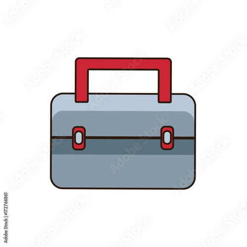 Construction tool box icon vector illustration graphic  design 