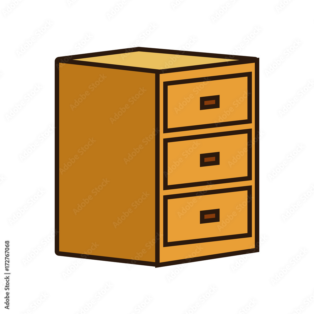 Wooden drawer isolated icon vector illustration graphic design Wooden drawer isolated icon vector illustration graphic design