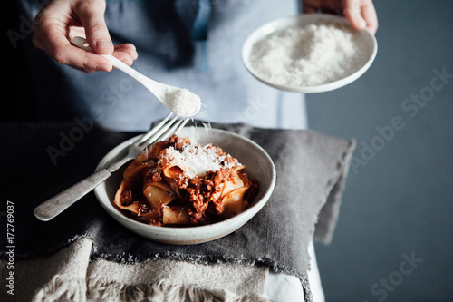 Rag??__ with Homemade pasta photo