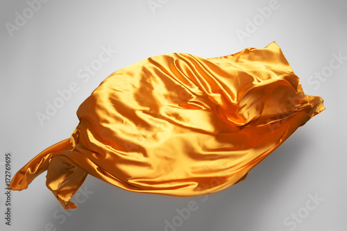 golden flying fabric