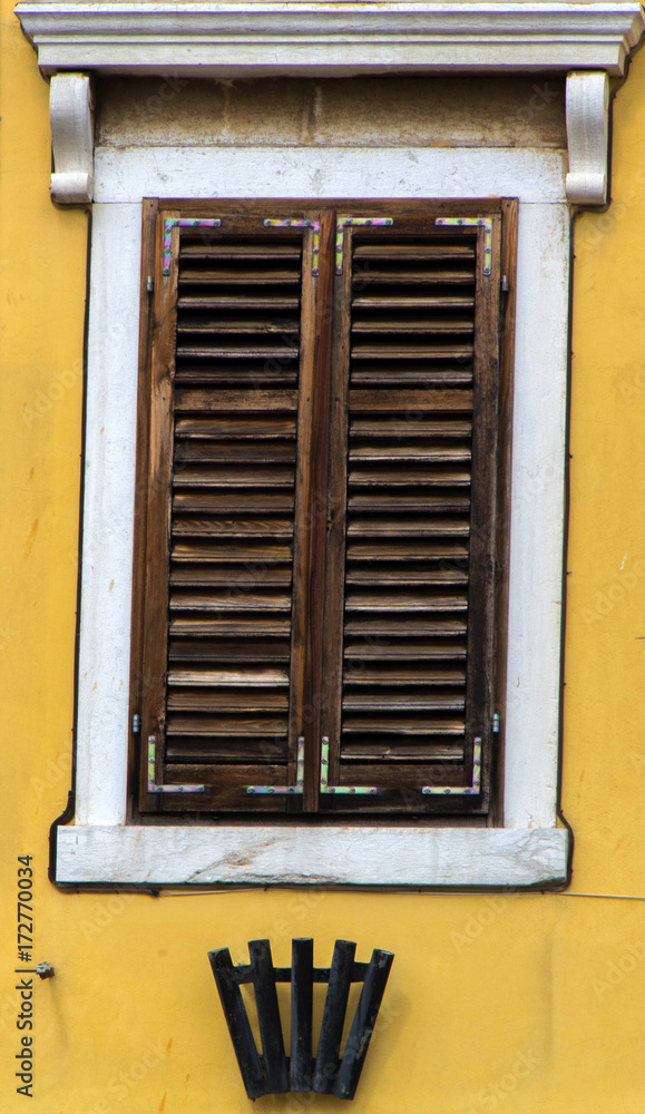 Old city windows
