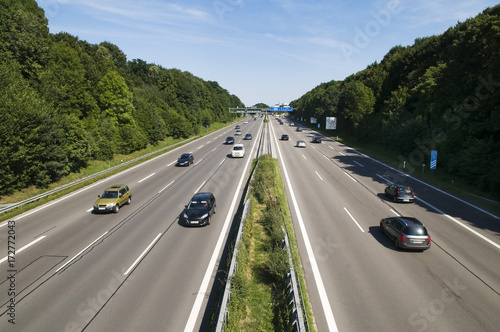 Autobahn A96, Autoverkehr, Schnellstraße, Transport, Verkehr