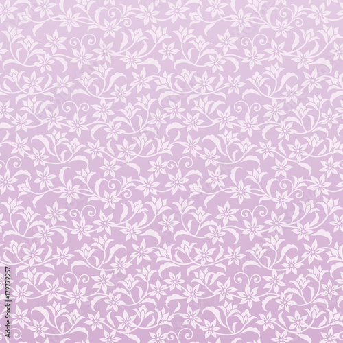 紫 花唐草 ウエディング・エステ用 広告背景