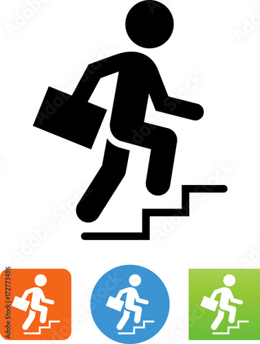 Career Advancement Icon - Illustration