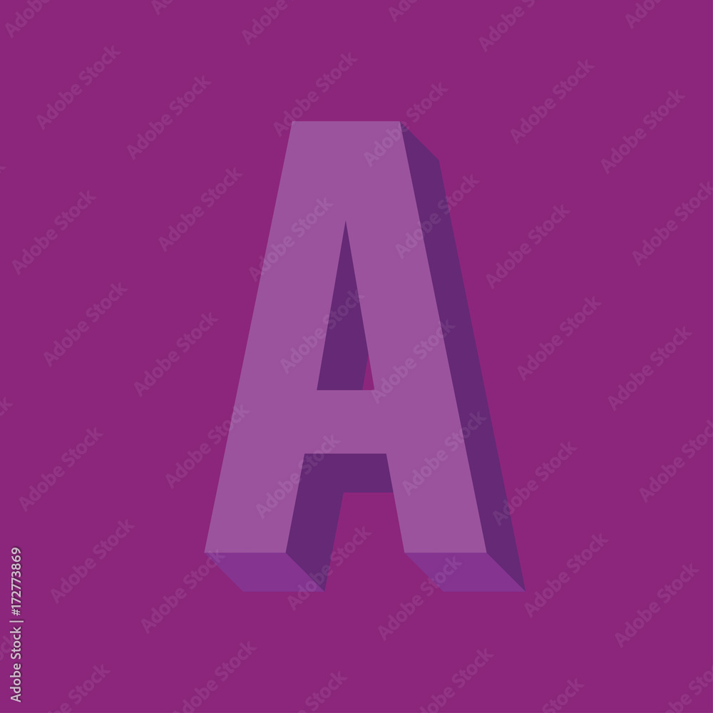 Alphabet letter typography vector illustration Alphabet letter typography vector illustration
