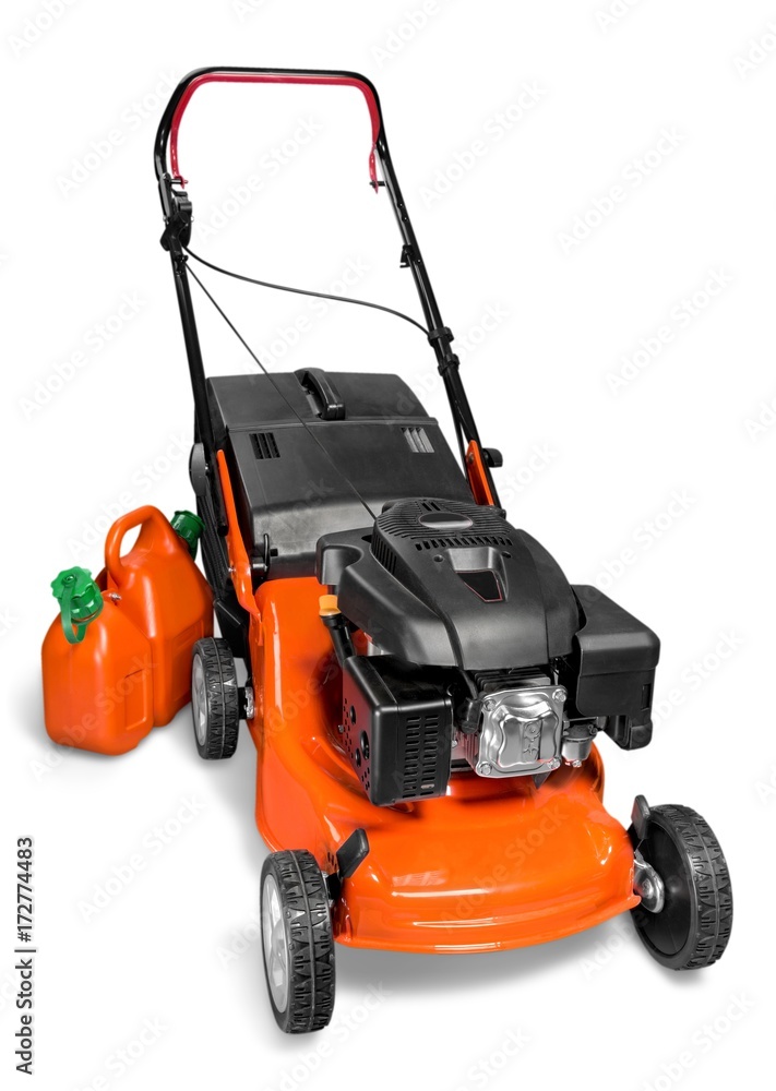 Lawn mower. Lawn mower.