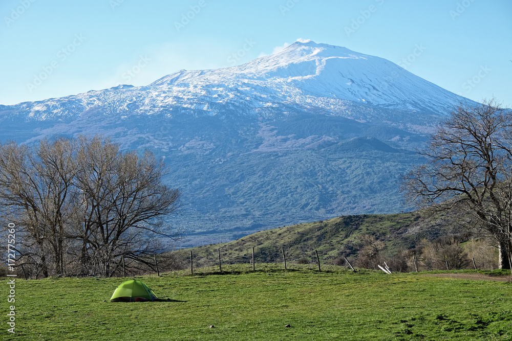 Camping In Nebrodi Park, Sicily
