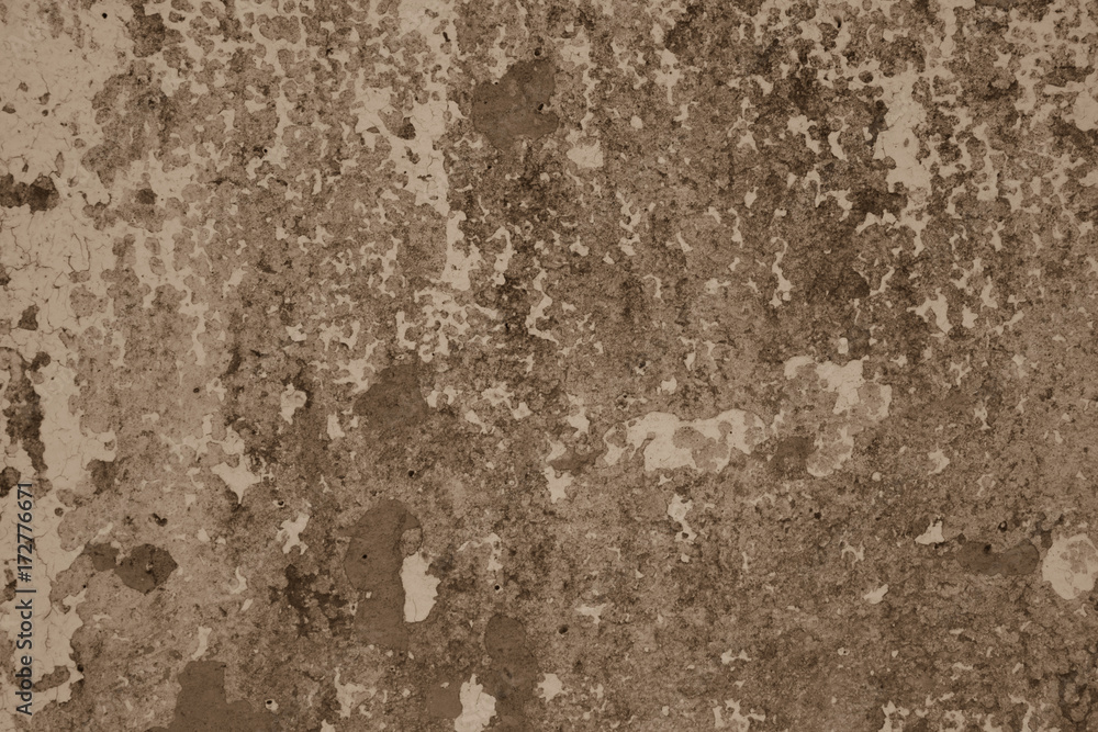 Concrete wall with shabby paint. Concrete wall with shabby paint.