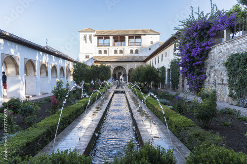 Alhambra's patio, Spain © Roystiks