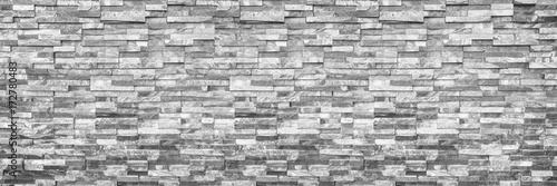 Photo horizontal modern brick wall for pattern and background
