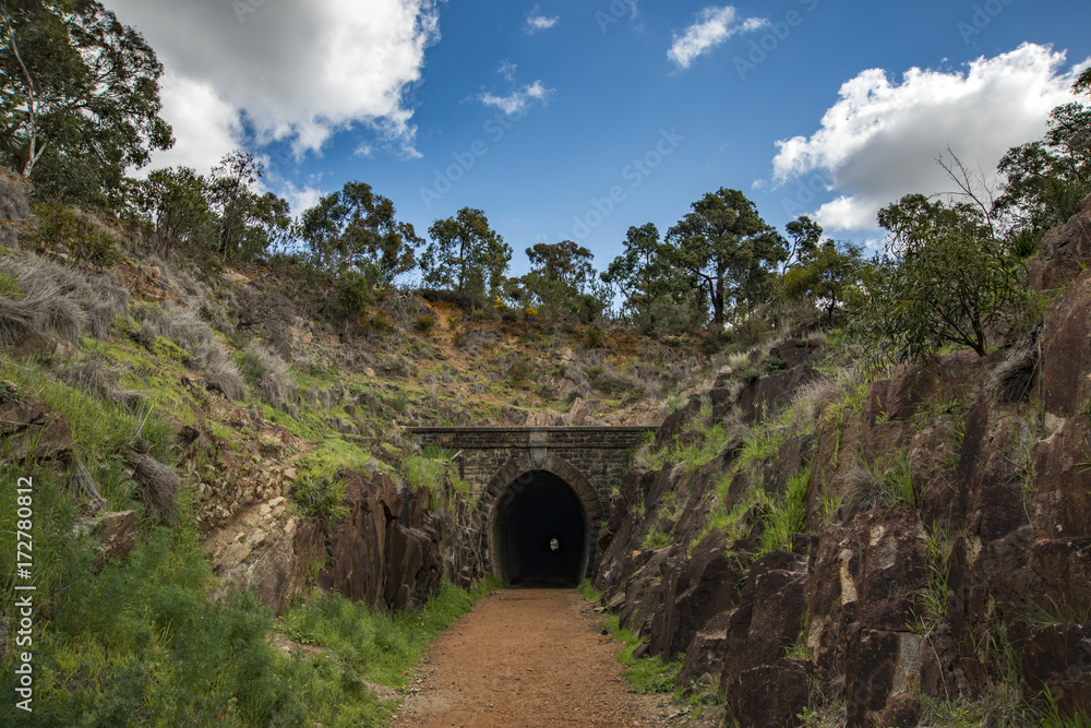Swan View Tunnel, an old railway tunnel, at John Forrest National Park, Western Australia