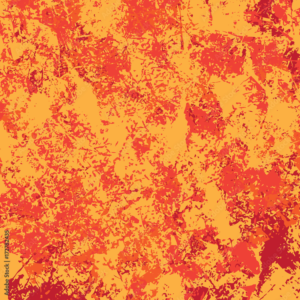 Orange Grunge seamless pattern. Textured background. Grunge Urban Background Texture for your poster or advertisement design. Illustrated vector