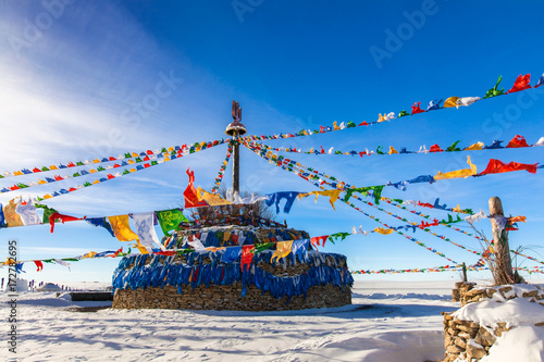 Ovoo in Hulunbeir photo