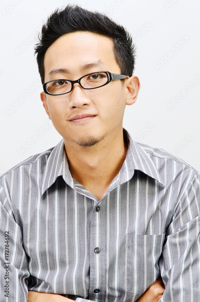 Cool Asian businessman portrait