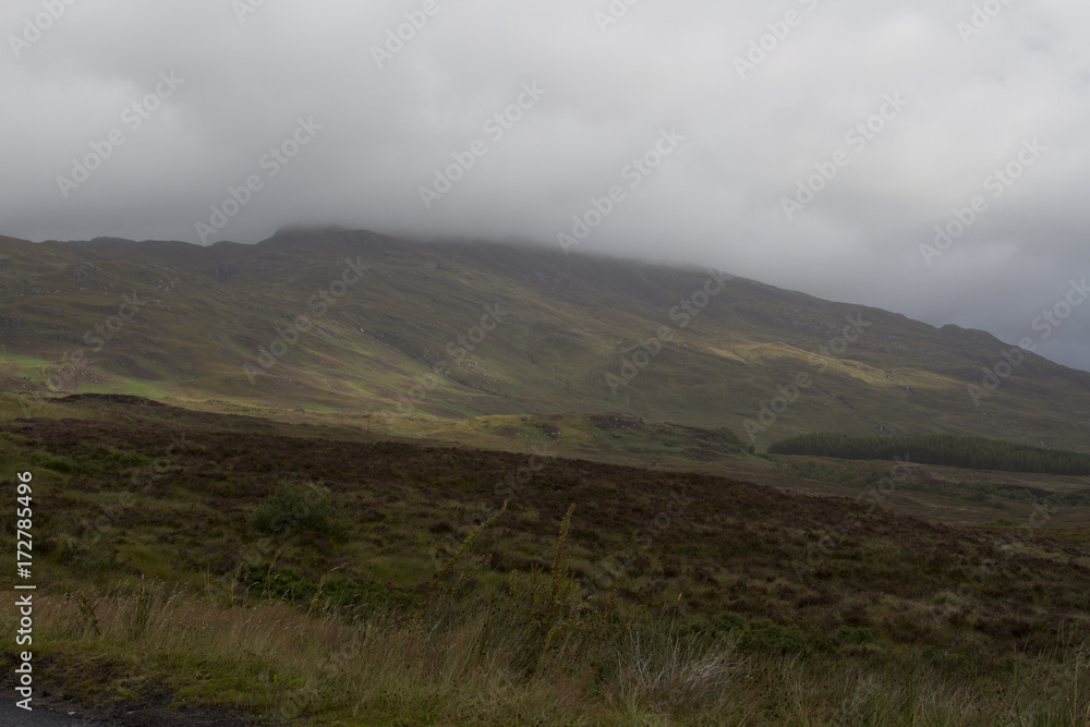 Obraz premium Schottland im Regen