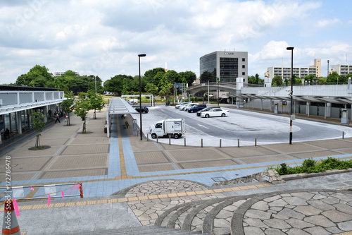 【茨城県つくば市】つくばエクスプレス つくば駅前広場  photo