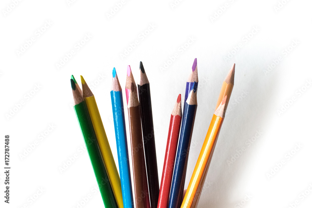 Foto of a pencil. Pencil for drawing. Stationery. The subject of the office.
