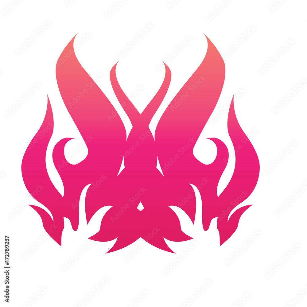 Fototapeta premium fire abstarak design