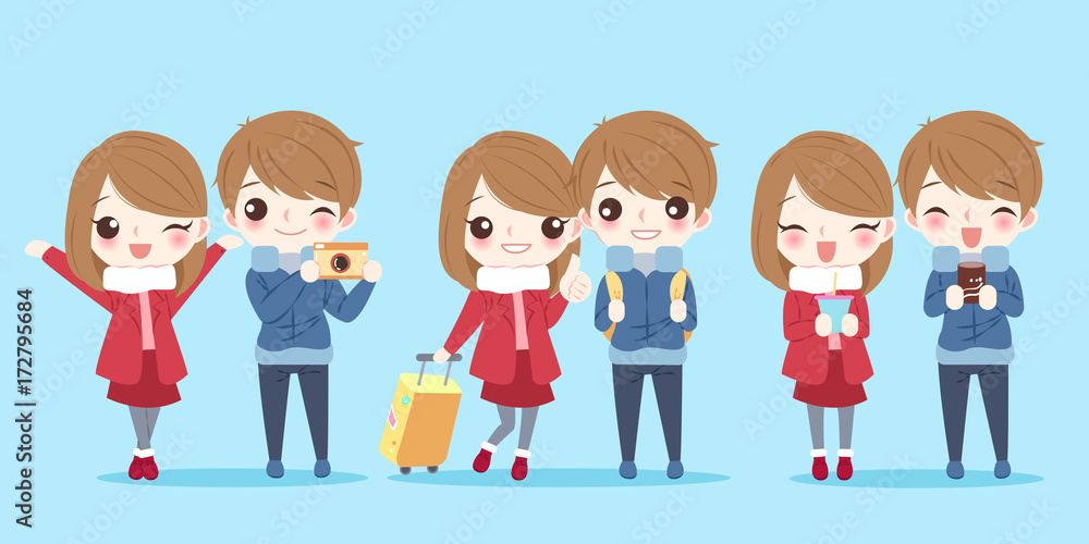 cute cartoon couple cute cartoon couple