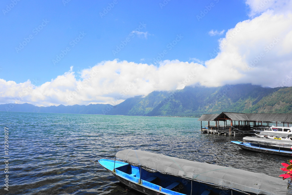 Boot am Danau Batur