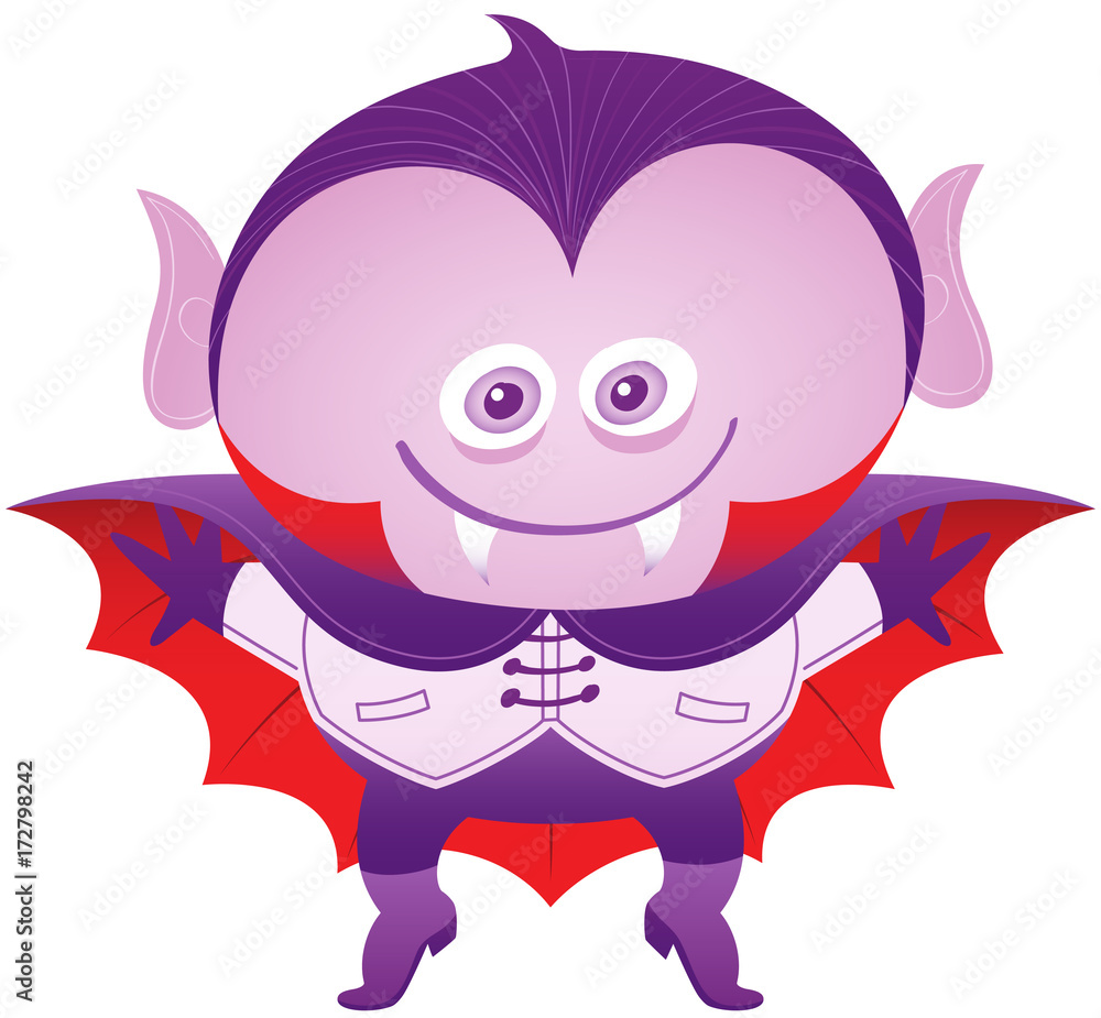 Mischievous boy smiling, posing and wearing a Dracula costume. This Dracula costume has elegant hairstyle, pointy ears, sharp fangs, cape, gloves, nice jacket and boots Mischievous boy smiling, posing and wearing a Dracula costume. This Dracula costume has elegant hairstyle, pointy ears, sharp fangs, cape, gloves, nice jacket and boots