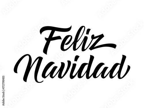 Feliz Navidad lettering