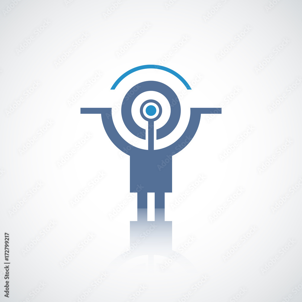 Circuit tech element. Communication logo template. Circuit tech element. Communication logo template.