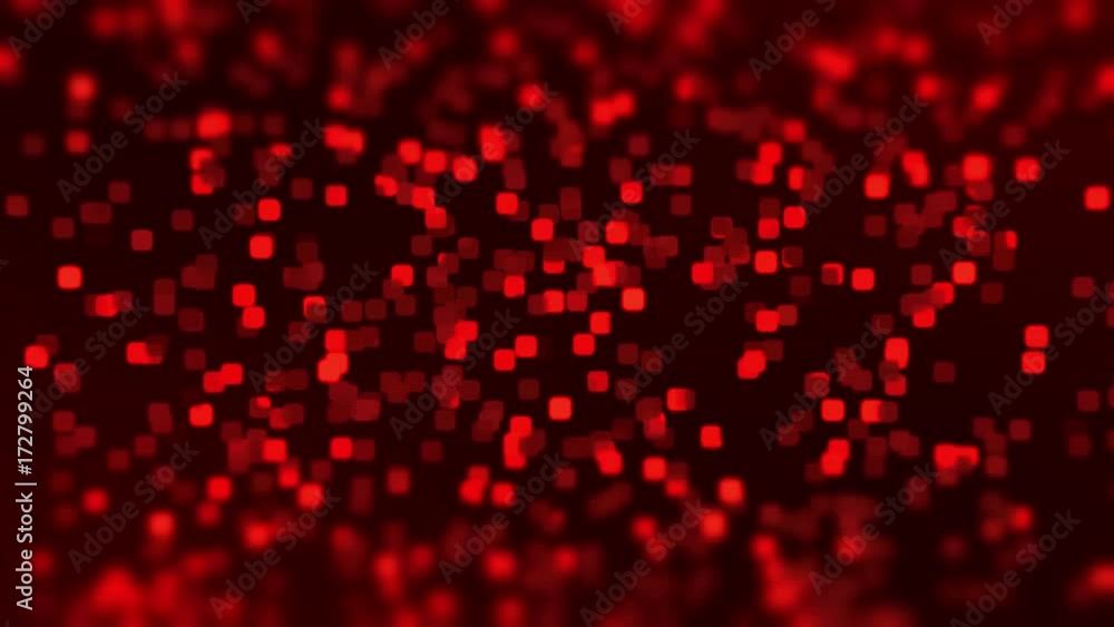 Abstract vector red squares with blurred background , continuously changing geometric pixel mosaic. 4K UHD motion animation loop. Abstract vector red squares with blurred background , continuously changing geometric pixel mosaic. 4K UHD motion animation loop.