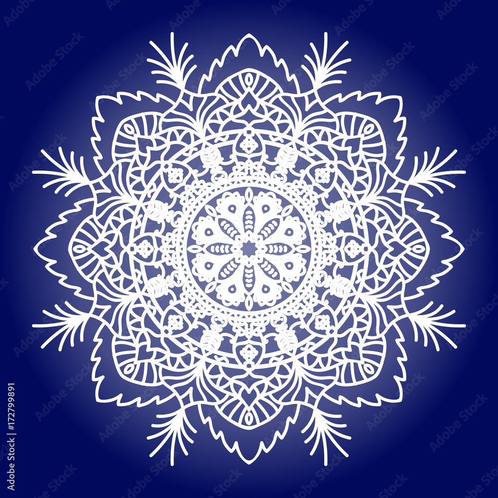 Ornament with mandala Ornament with mandala