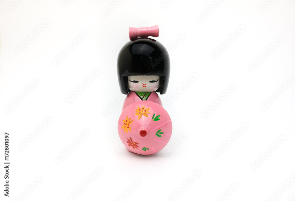 かわいい芸者日本人の人形 Stock Photo Adobe Stock