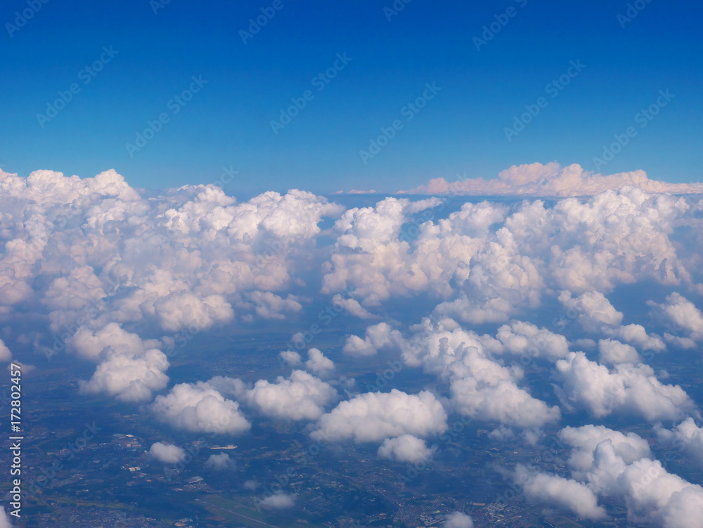 Cloud seen from an airplane