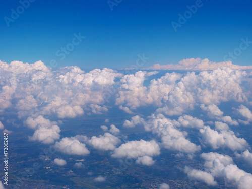 Cloud seen from an airplane