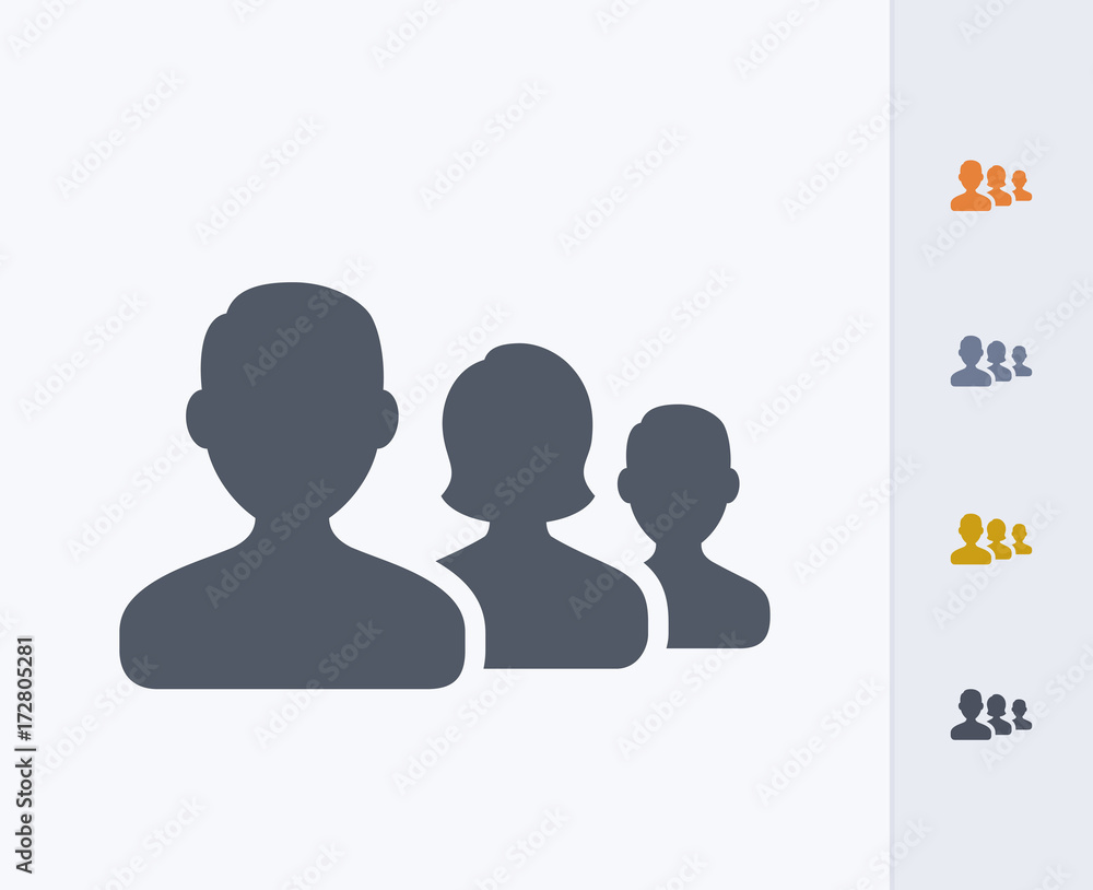 Avatar Followers - Carbon Icons. A professional, pixel-aligned icon designed on a 32 x 32 pixel grid and redesigned on a 16 x 16 pixel grid for very small sizes. Avatar Followers - Carbon Icons. A professional, pixel-aligned icon designed on a 32 x 32 pixel grid and redesigned on a 16 x 16 pixel grid for very small sizes.