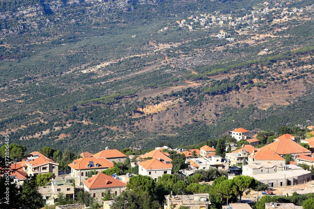 Douma Village in the Lebanese mountains