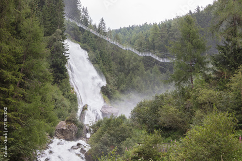 Waterfall in the Austrian Alps photo