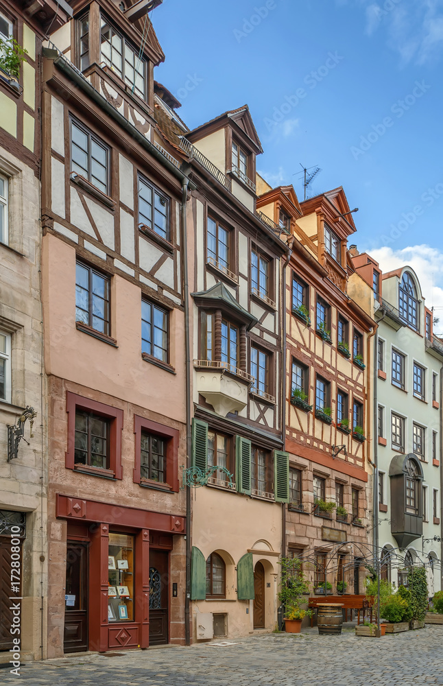 Street in Nuremberg, Germany
