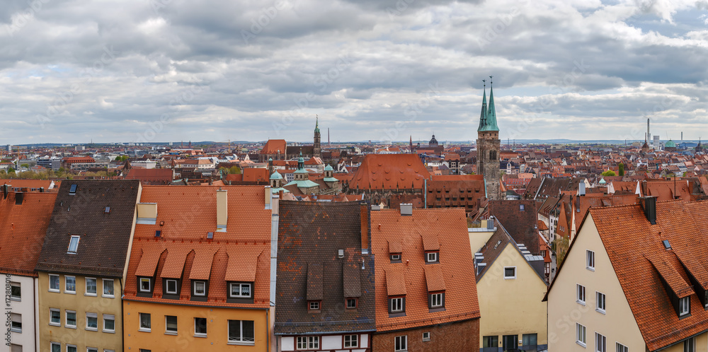 view of Nuremberg, Germany