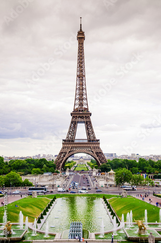 Eiffel Tower view from Place du Trocadero © PixHound