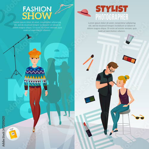 Fashion Show Vertical Banners