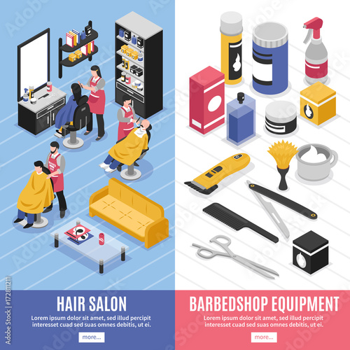 Barbershop Vertical Banners