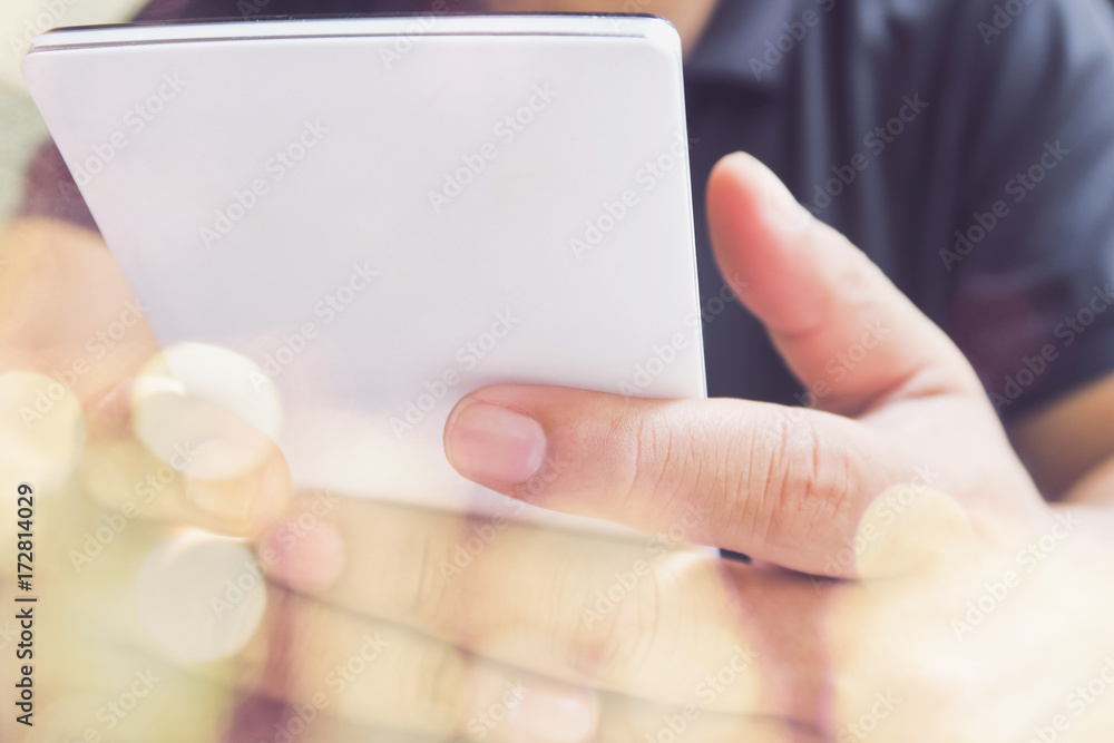 communication technology,close up of hand typing on phone communication technology,close up of hand typing on phone