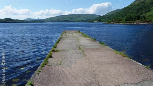 Take off from a rotten pier photo