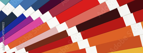 Color Palette Guide Close Up. Colorful Swatch Catalogue.