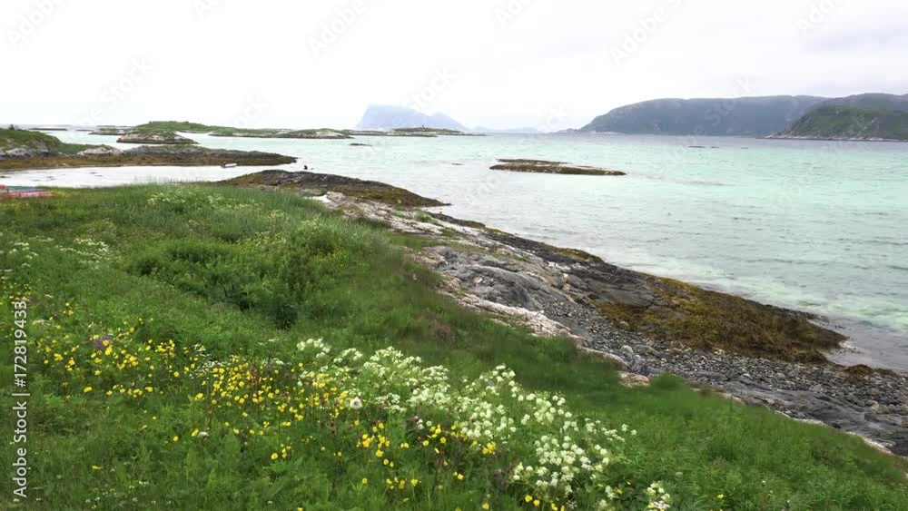 Landscape of village in Norway, Scandinavia Stock Video | Adobe Stock